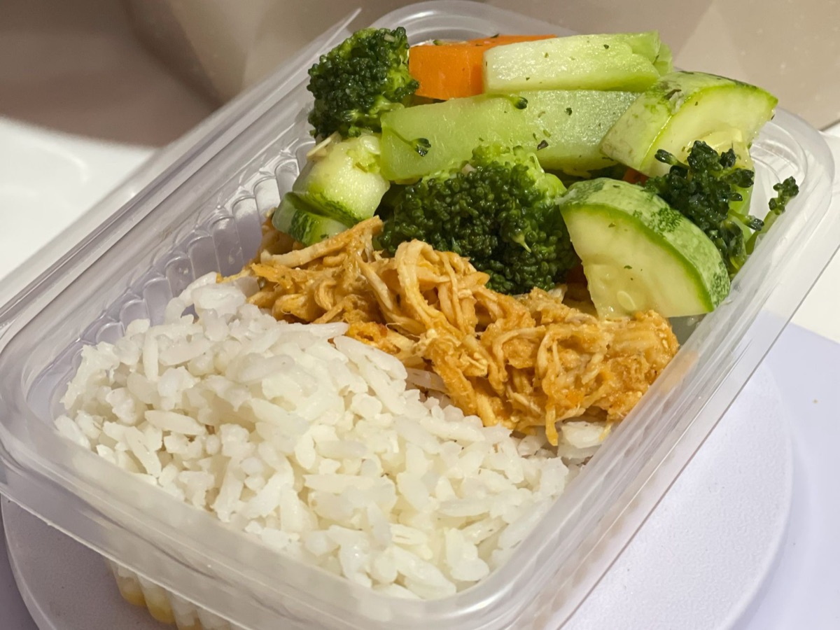 frango de galinha com vegetais