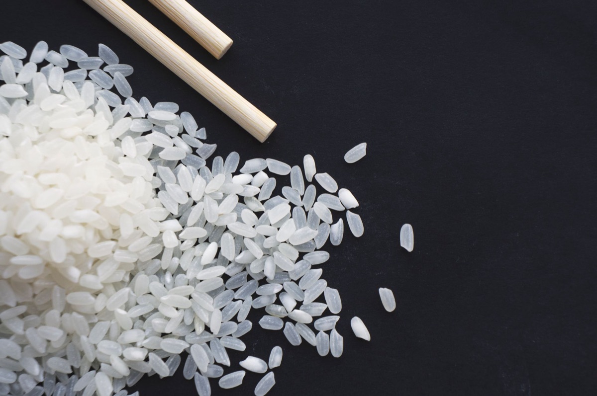 white rice with mineral content chart