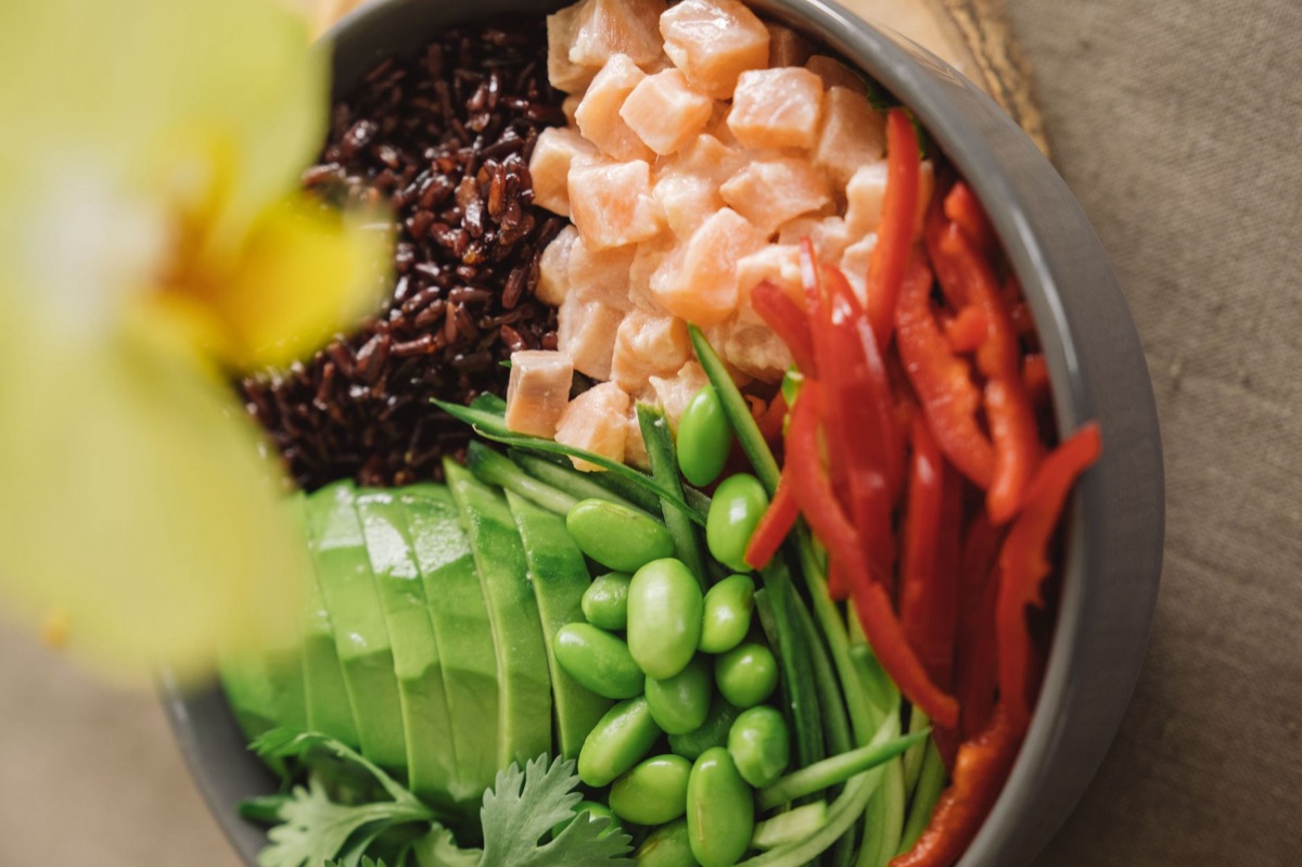 arroz integral con verduras