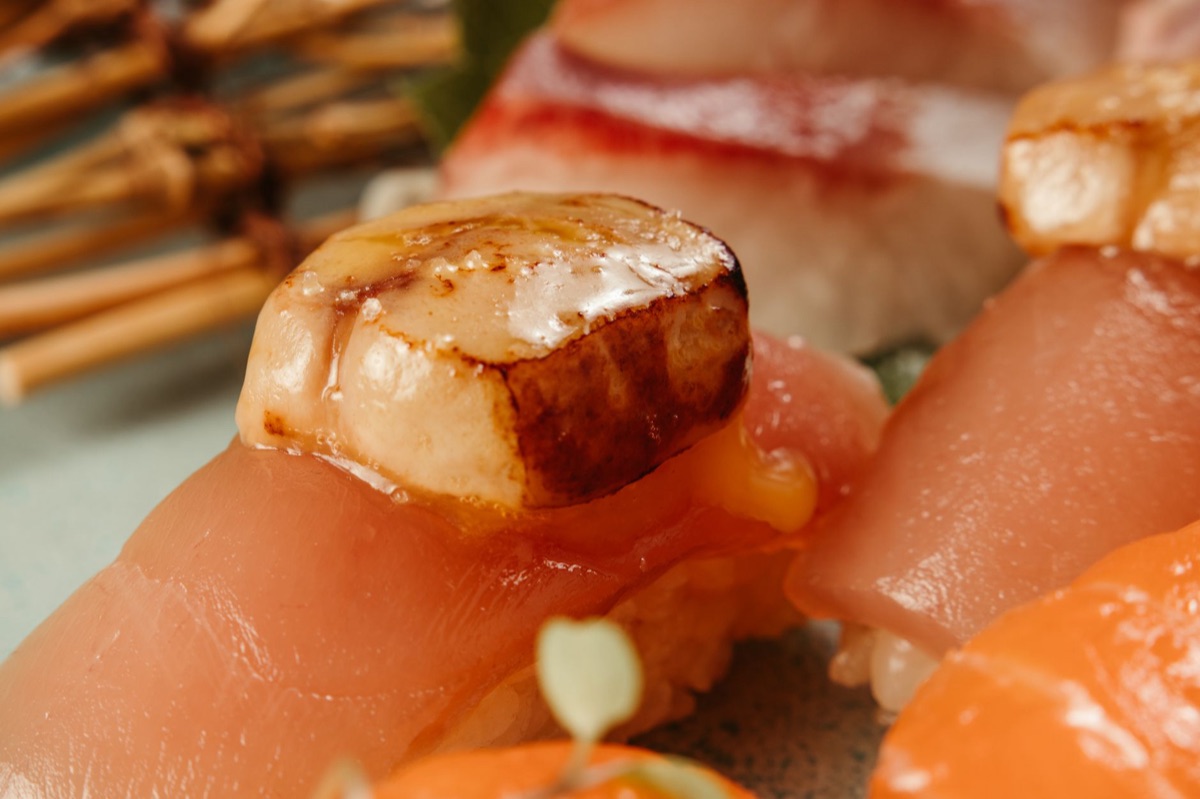 fegatino salmone con deposti grassi