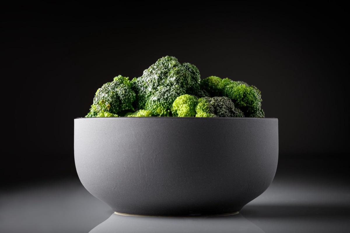 broccoli and antioxidant label