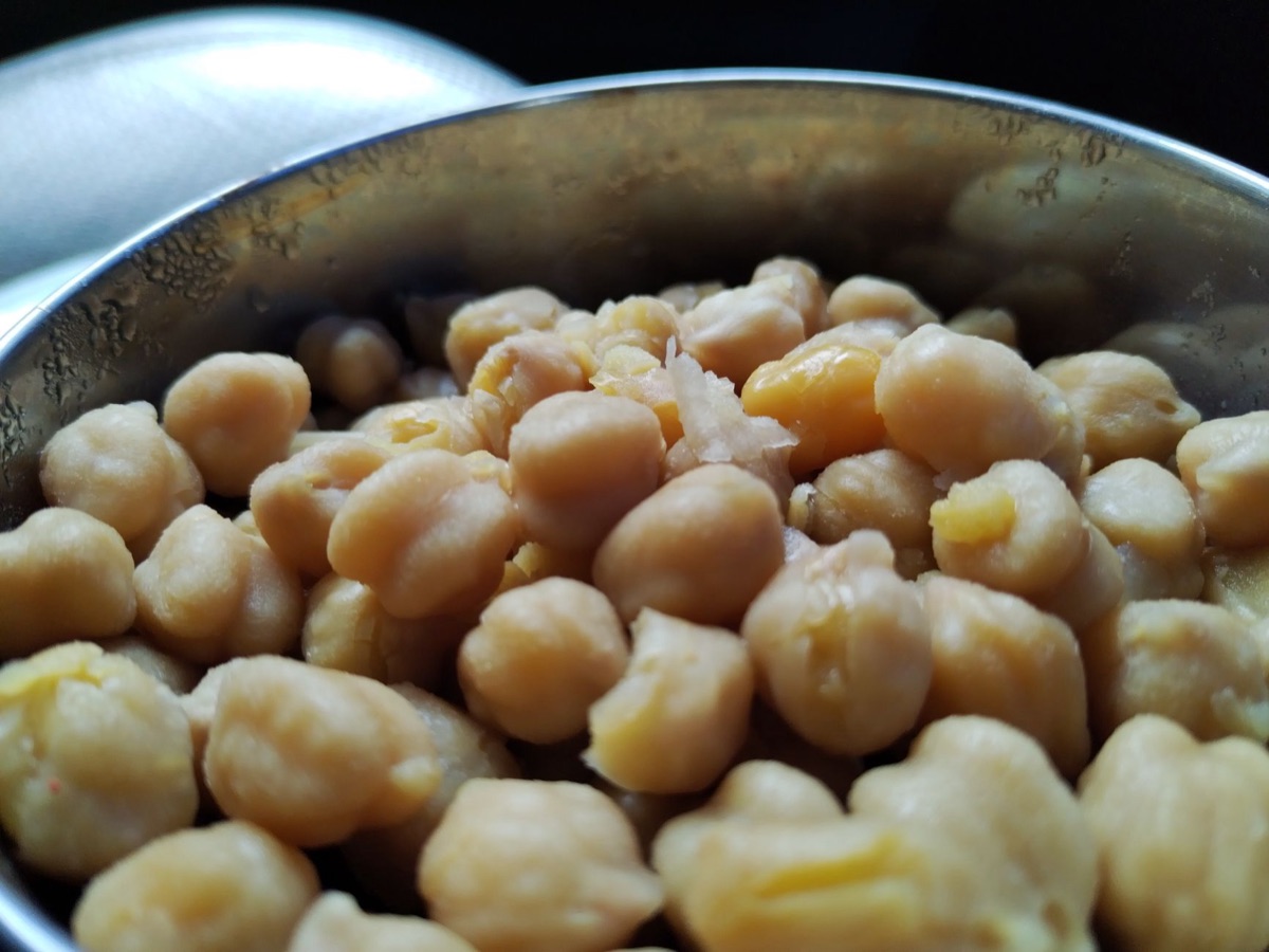 Grão-de-bico e espinafre, ingredientes ricos em fibra