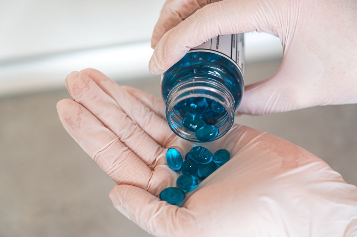 Un complément alimentaire à base de gel en milieu laboratoire