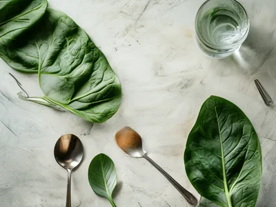 How does cooking affect spinach nutrient absorption?